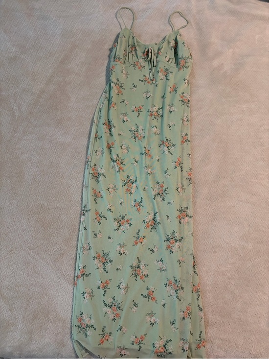 Dresses & Skirts - Mint Floral Maxi Slip Dress